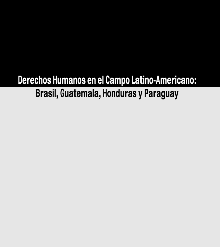 Derechos Humanos en el Campo Latinoamericano